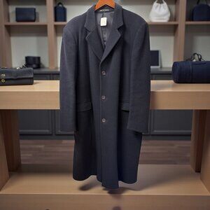 England,Men,Trench Coat Classic,Dark Blue,Size XL,Viscose,Long Sleeve,Buttons.!